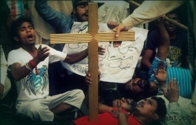 Ilustrasi: Warga Kristiani Pakistan dizalimi. (Jawaban.com)