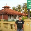 "An Ahmadiyah mosque in Ciamis in West Java. The mosque management took down their name board after a West Java govertment bans Ahmadiyah activities in 2011. Ciamis is located in southeastern West Java. Totally there are 37 Ahmadiyah mosques in trouble in the area because of violence and government discrimination." --Andreas Harsono; Facebook.com